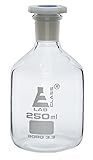 EISCO 250mL (8.4oz) Glass Reagent Bottle with Acid