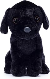 Zappi Co Palm Pups Black Labrador Plush Toy 15cm 100% Recycled view 4