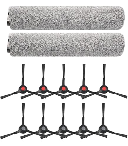 Kit Brosses Pour Robot Aspirateur Eufy Omni E25/E28 - Brosse Principale Et Brosses Latérales (Lot B)