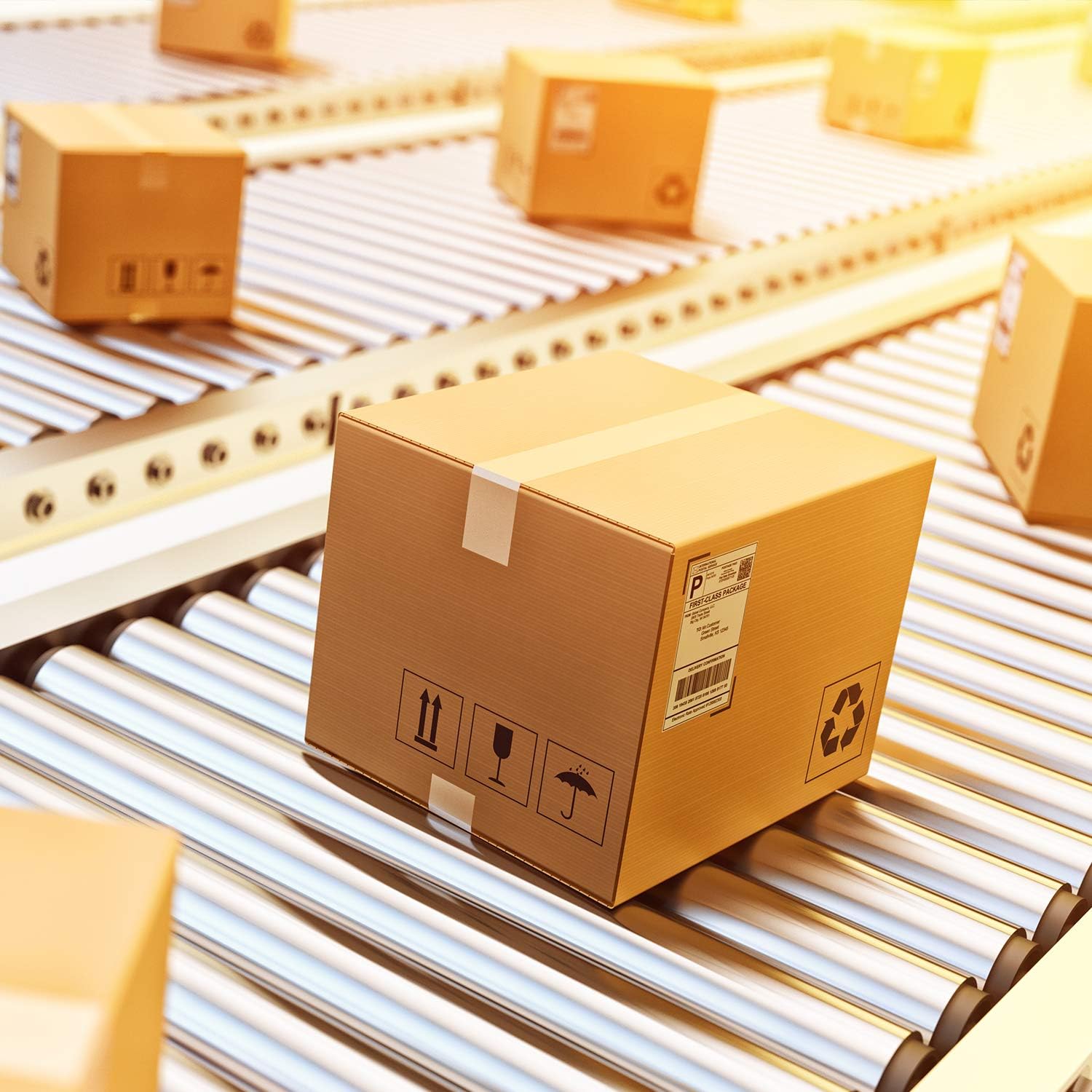 Batrical Continous-Form Labels 2 Rolls(2.4 Inch X100ft) : Office Products