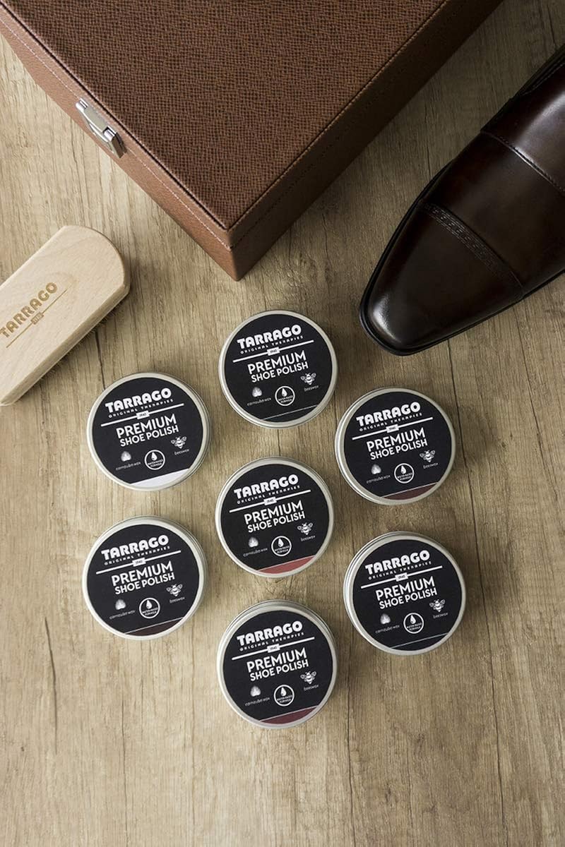 Tarrago Premium Shoe Polish, 50ml tin (17 Navy): Shoes