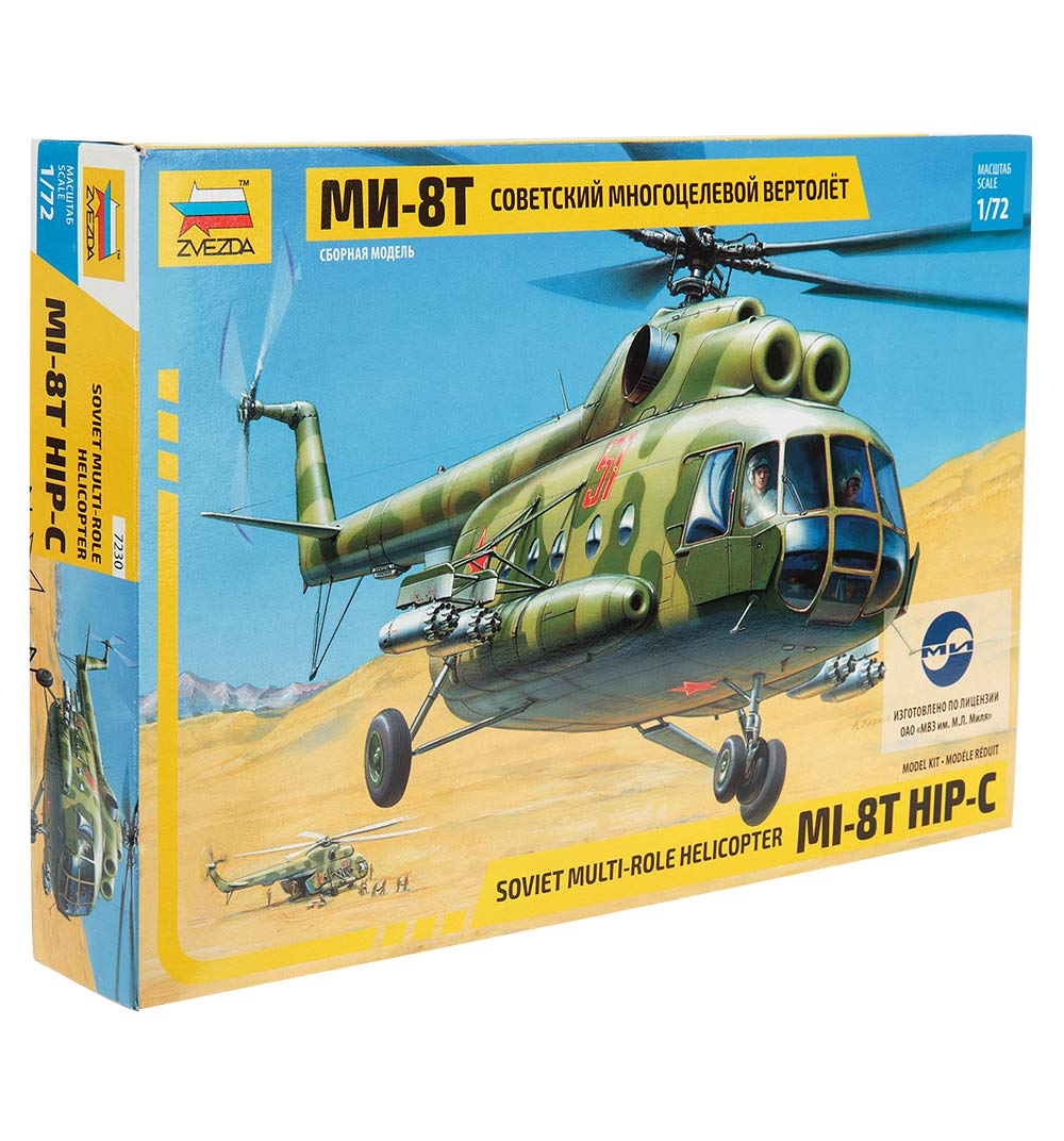 Zvezda - Z7230 - Model Kit - Mil MI-8T - 1:72 Scale