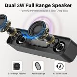 ADELGO USB Computer Speaker 3W Dual, USB Powered, Portable Soundbar for Desktop view 2