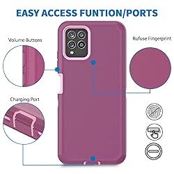Anloes Case for T-Mobile Revvl 6 Pro 5G/Revvl 6X