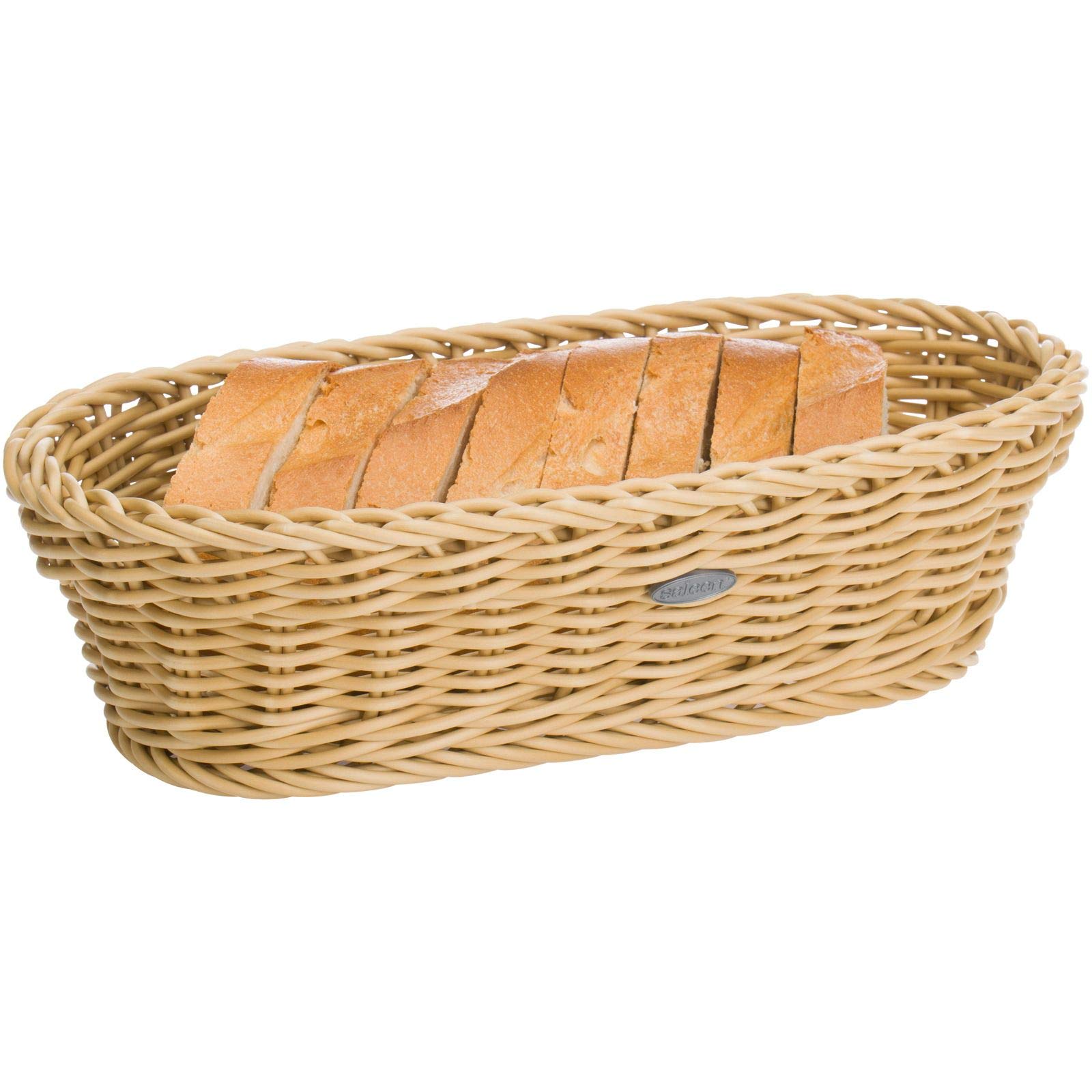 Saleen Oval Basket, Light Beige, 28 x 16 x 8 cm