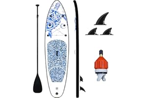 FEATH-R-LITE Inflatable Stand Up Paddle Board 10'x30''x6'' Ultra-Light (16.7lbs) SUP with Paddleboard Accessories