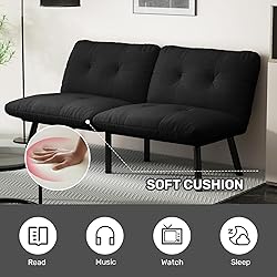 homeokay Futon Sofa Sleeper Couch Bed with