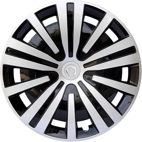 Amazon Co Jp Jinhan シルバー4ピースホイールカバー16インチ車の変更部品と互換性のあるトリムカーのロゴ タイヤラック カパー ホーム キッチン