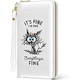 Aiawoxc Womens Wallet, RFID Wristlet Wallets for Women, Ladies Clutch Purses, Large Travel Card Holder with Phone Holder | RFID, for Women, Large, Travel, Card Holder, with Phone Holder