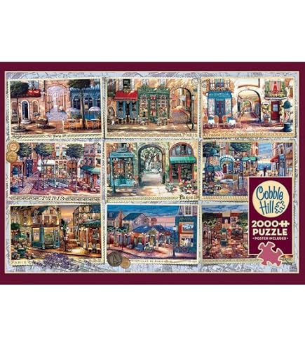 Amazon.com: Cobble Hill 2000 Piece Puzzle - Happy Thoughts