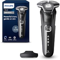 Philips Series 5000 Electric Shaver, Deep Black | SkinIQ Comfort