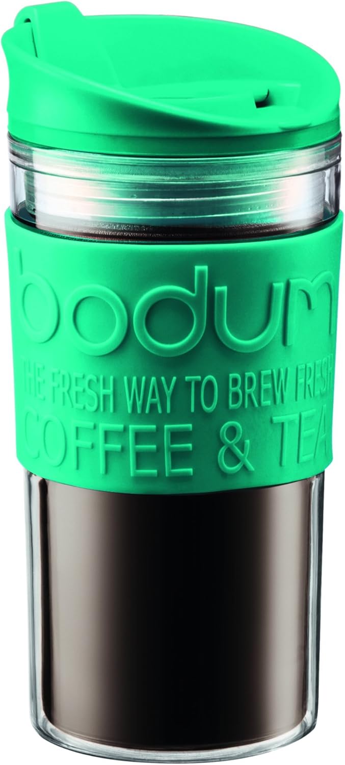 Bodum 11103159B Travel Mug, 0.35 L/12 oz, Turquoise Amazon.co.uk