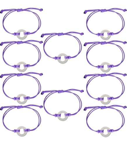 Aluminum Washer Bracelet Kit - 5 Pack Metal Stamping Blanks For DIY Jewelry Making