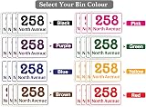 Stickers Limited Personalised Wheelie Bin Decals 4 x 150x100 mm PBN01 view 3