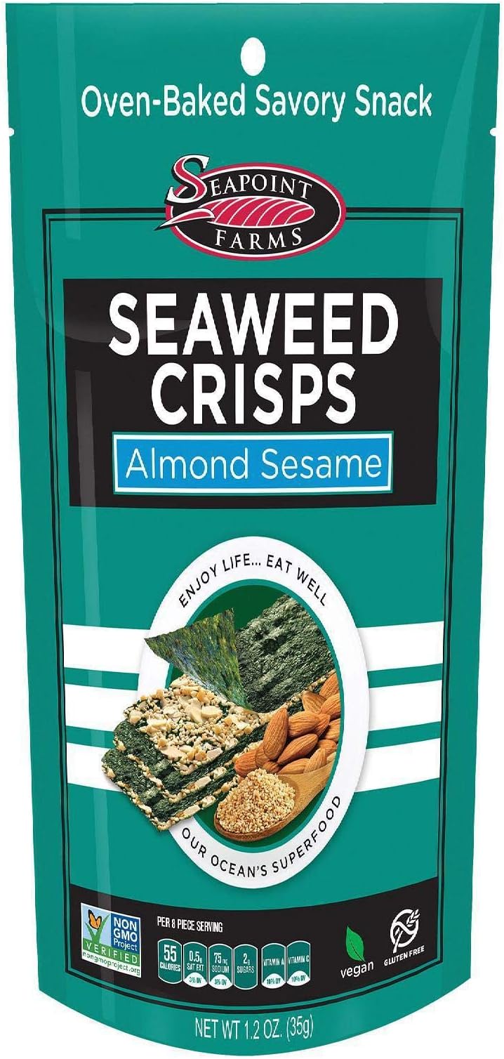 Sea Point Farms Crisp Seaweed almond Sesame, 1.2 oz