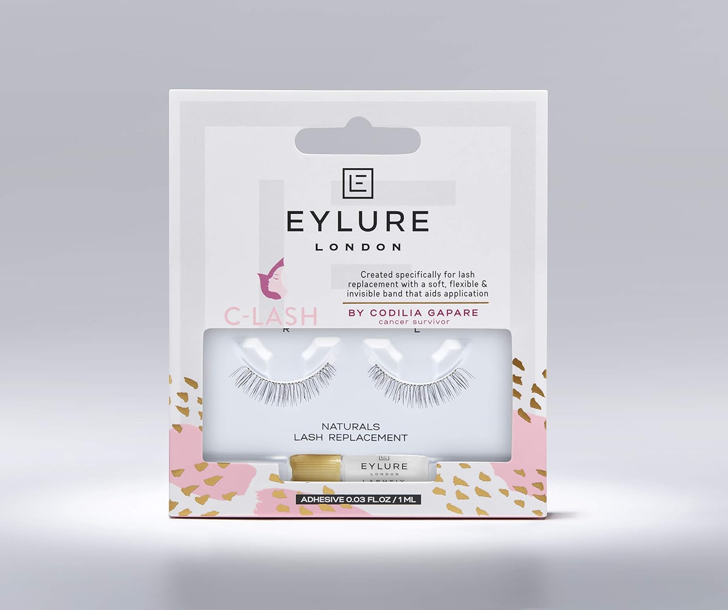 Eylure C-Lash Naturals False Lashes, Grey - Image 4