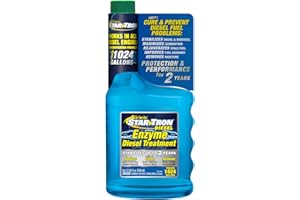 STAR BRITE Star Tron Super Concentrated Diesel Formula - Enzyme Fuel Treatment for Enhanced Engine Performance - 1 Oz Treats 32 Gallons - Stabilize & Rejuvenate Diesel, Biodiesel & All Regular Gasoline