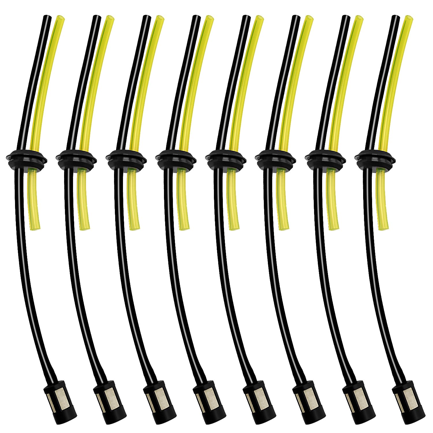 VooGenzek 9 Sets Universal Grass Trimmer Line, Lawnmower Fuel Hose, Strimmer Fuel Pipe, Mower Brush Cutter, Trimmer, Lawnmower