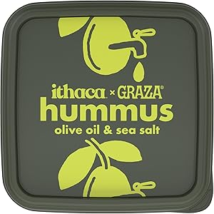 Ithaca x Graza Sea Salt & Olive Oil Hummus, 10oz