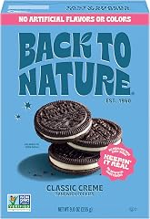 Back To Nature, Cookies Sandwich Creme Classic, 9 Ounce