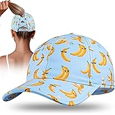 Flafens High Ponytail Hats for Women Baseball Caps - Cute Summer Adjustable Criss Cross Sports Running Pony Tail Hat Ladies