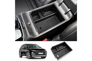 LUWU 2025 2026 Tucson Accessories for 2022-2025 2026 Hyundai Tucson Center Console Organizer Armrest Storage Box Armrest Cons