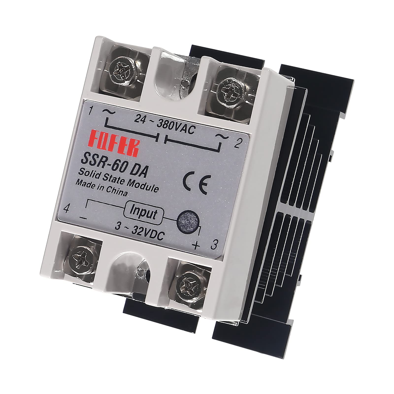 SSR-60DA Solid State Relay DC to AC Input 3-32V DC