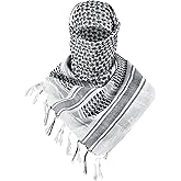 FREE SOLDIER Scarf Military Shemagh Tactical Desert Keffiyeh Head Neck Scarf Arab Wrap with Tassel for Men Women