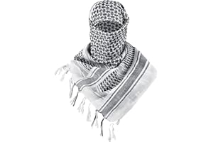 FREE SOLDIER Scarf Military Shemagh Tactical Desert Keffiyeh Head Neck Scarf Arab Wrap with Tassel 43x43 inches