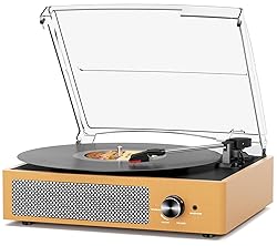 Vinyl Record Player with 2 Stereo Speakers