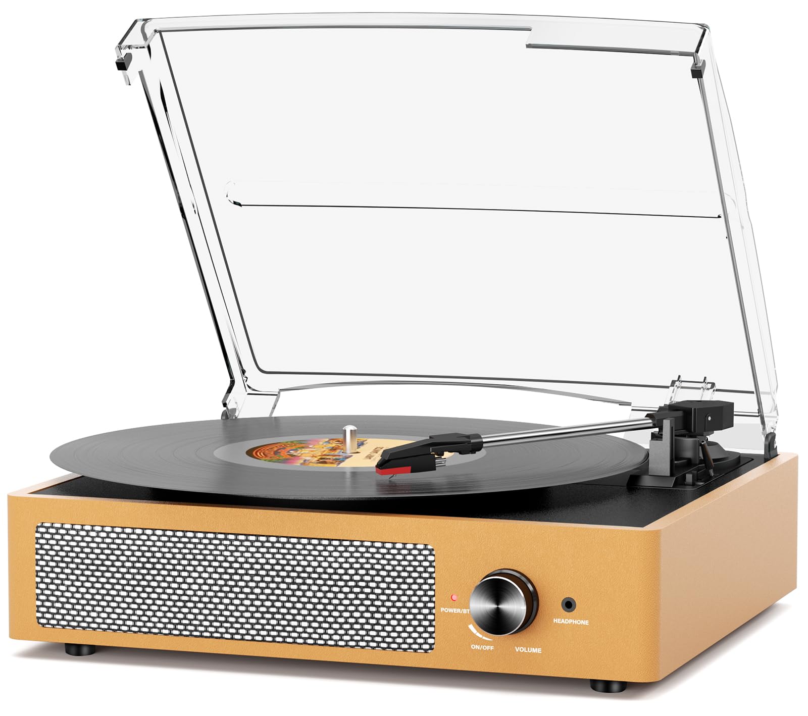 Vinyl Record Player with 2 Stereo Speakers