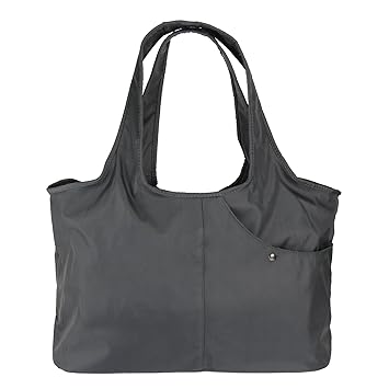 ZORESS Womens Large Tote Shoulder Handbag (Grey)