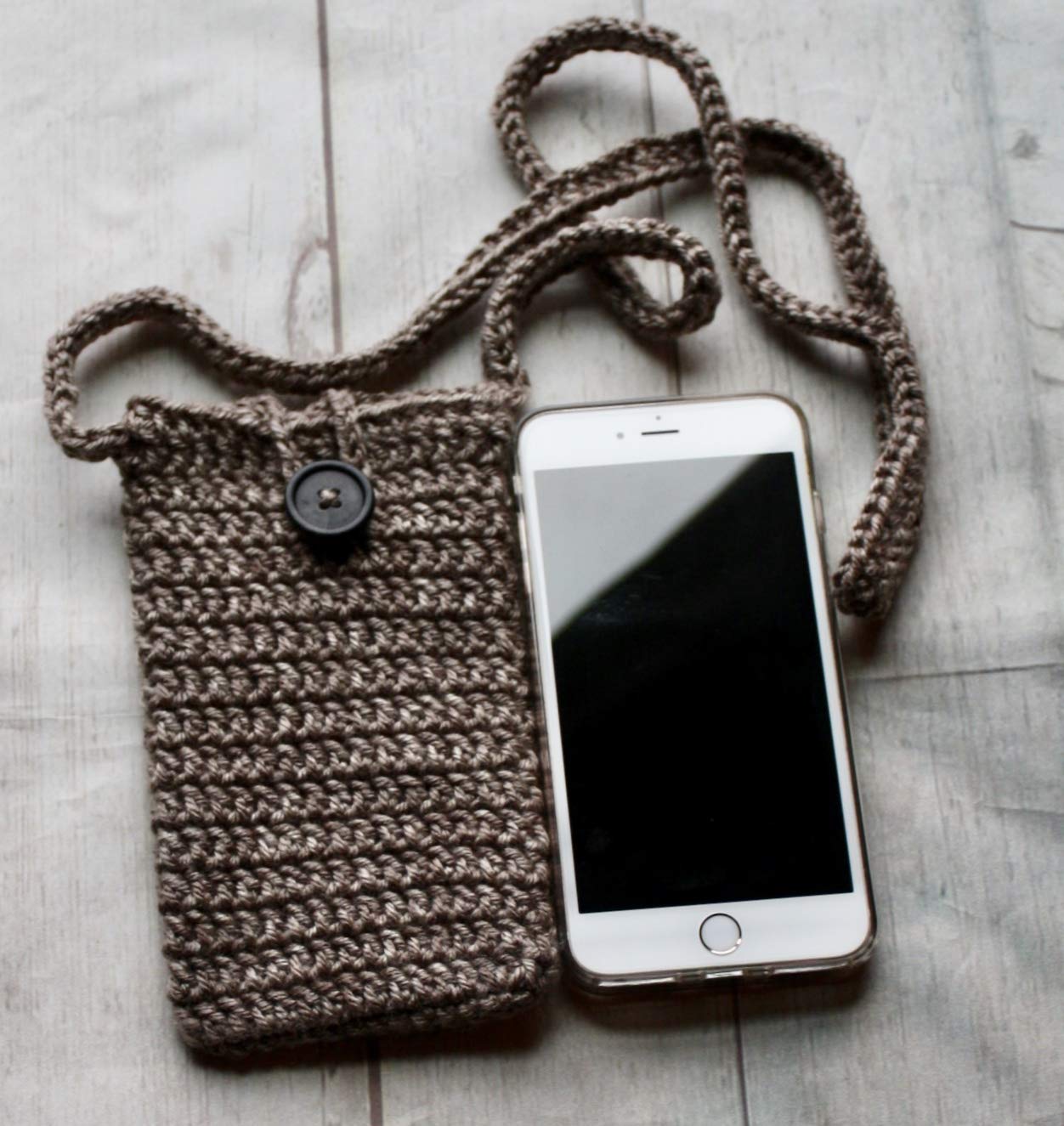 crochet cell phone bag