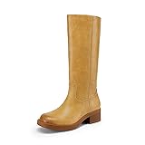 DREAM PAIRS Womens Knee High Boots Square Toe