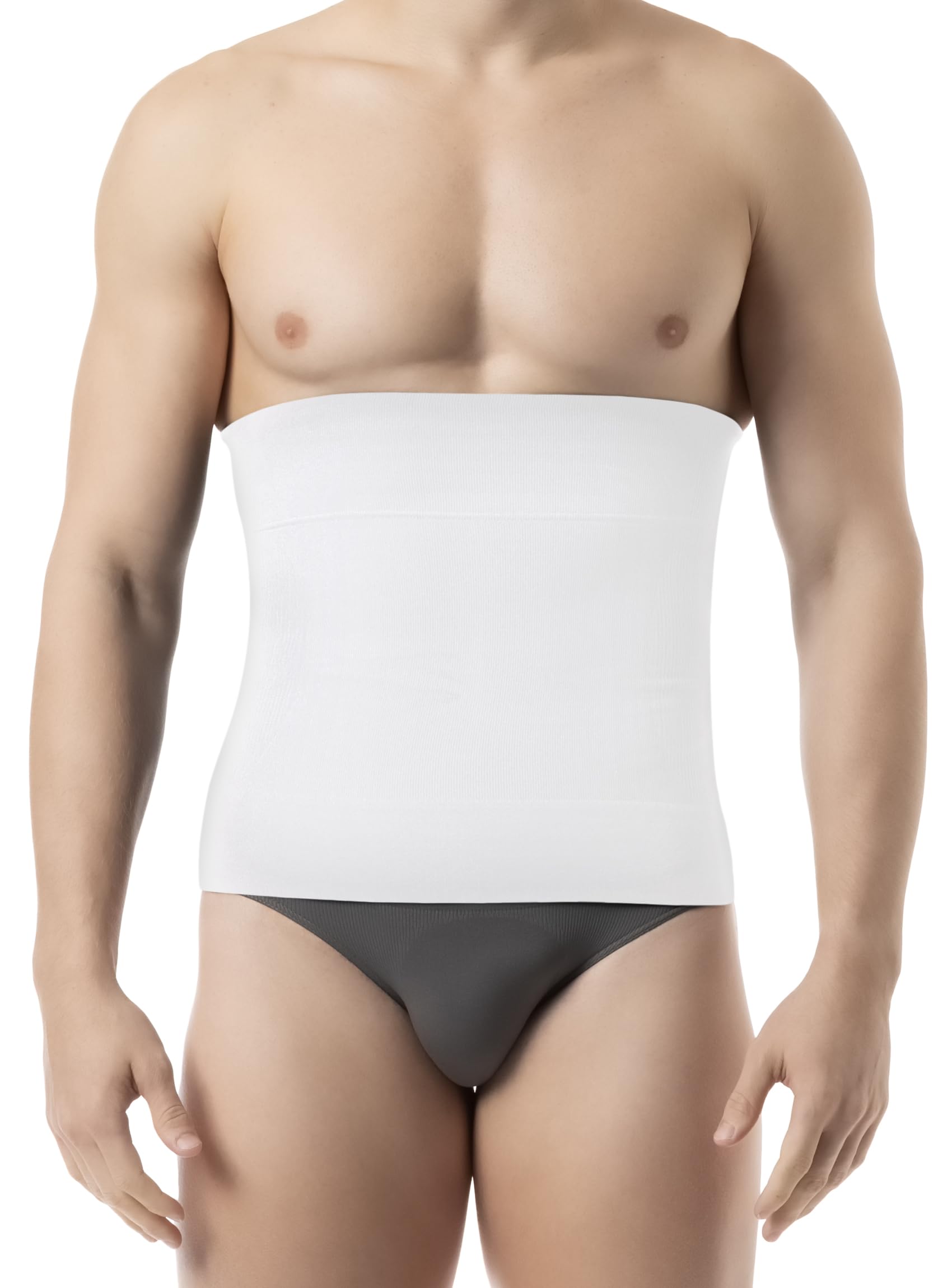 Farmacell 405 (White, 4XL) Men’s Waist Shaper, Tummy Control Shapewear, Made in Italy