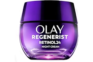 Olay Retinol Night Cream for Women, Anti-Aging Face Moisturizer, Fragrance-Free, Gift for Women, Non Greasy - Anti-Wrinkle, Hydrating Skin Care - Triple Collagen Cream, Peptide, Niacinamide, 1.7oz