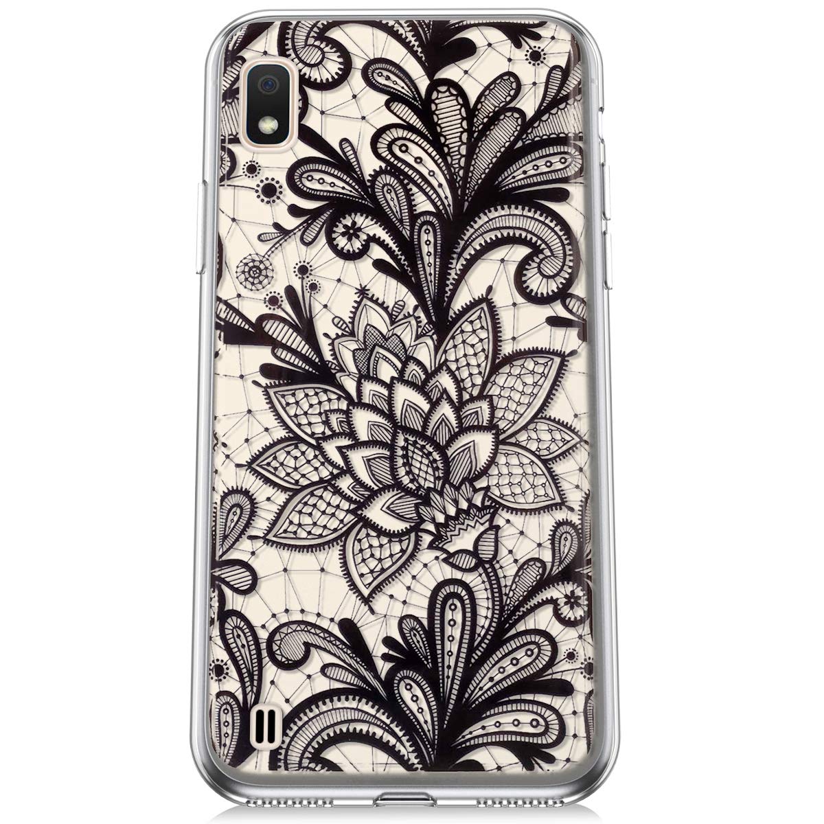 Felfy Compatible with Galaxy A10 Case,Compatible with Galaxy A10 Clear Case Transparent Flexible TPU Silicone Bumper with Fashion Pattern Protective Cover Rubber Skin for Girls Women Boys Man