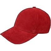 Emstate Genuine Suede Leather Unisex Baseball Caps Made in USA
