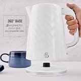 Swan Windsor Rapid Boil Kettle 1.7L 3KW with Removable Filter White view 2