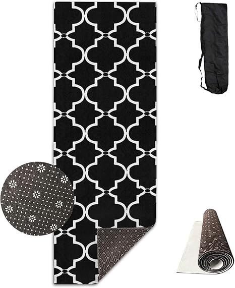 Amazon Co Jp 幾何学の柄 ヨガマット初心者向けより長く広く男女共通家庭用筋トレヨガマット人気オシャレ 正規版 ホーム キッチン