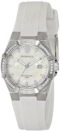 Swiss Eagle Analog White Dial Womens Watch - SE-6041-04