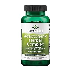 Swanson Rhodiola Ashwagandha Ginseng Complex Energy