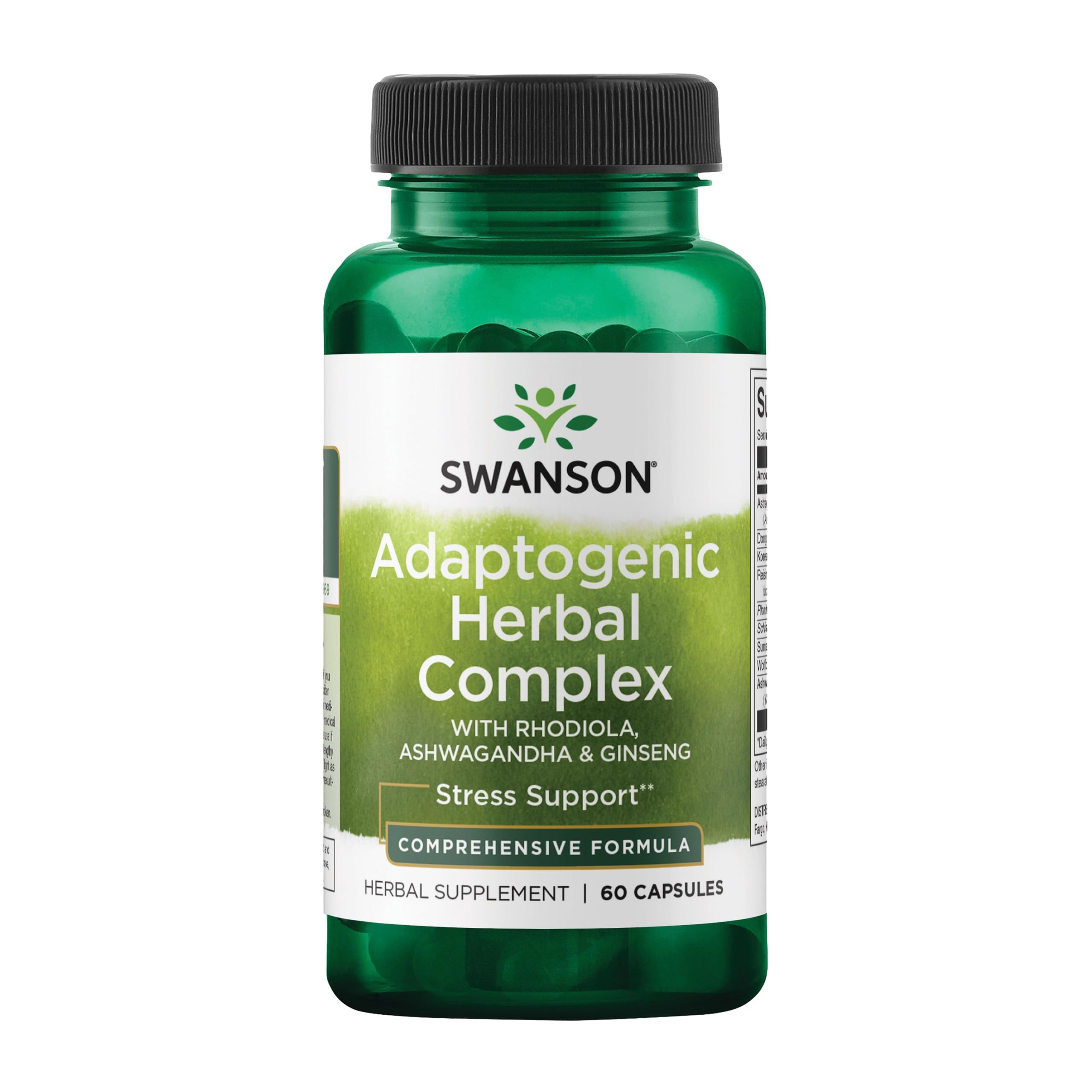 Swanson Rhodiola Ashwagandha Ginseng Complex Energy