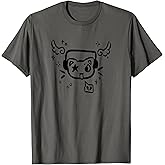 Y2K 90s Cat with Headphone Headset T-Shirt