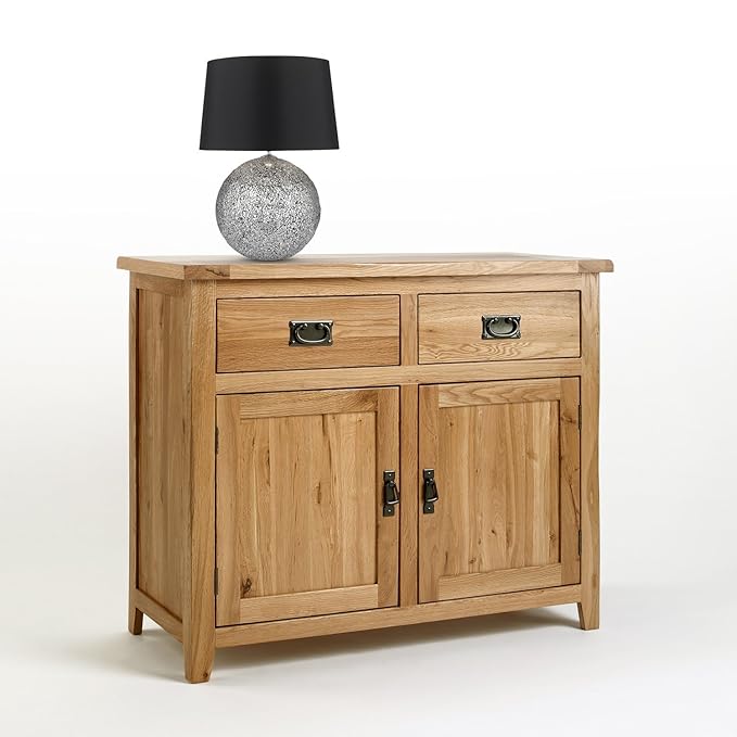 Cotswold Solid Oak Small Sideboard x 83 x 42 cm) Amazon