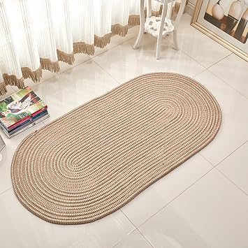 Amazon De Shobsbugsldif Teppich Seil Ovaler Teppich Living Room