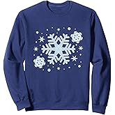 Snowflakes Winter Season Cozy Snowy Days Sweatshirt
