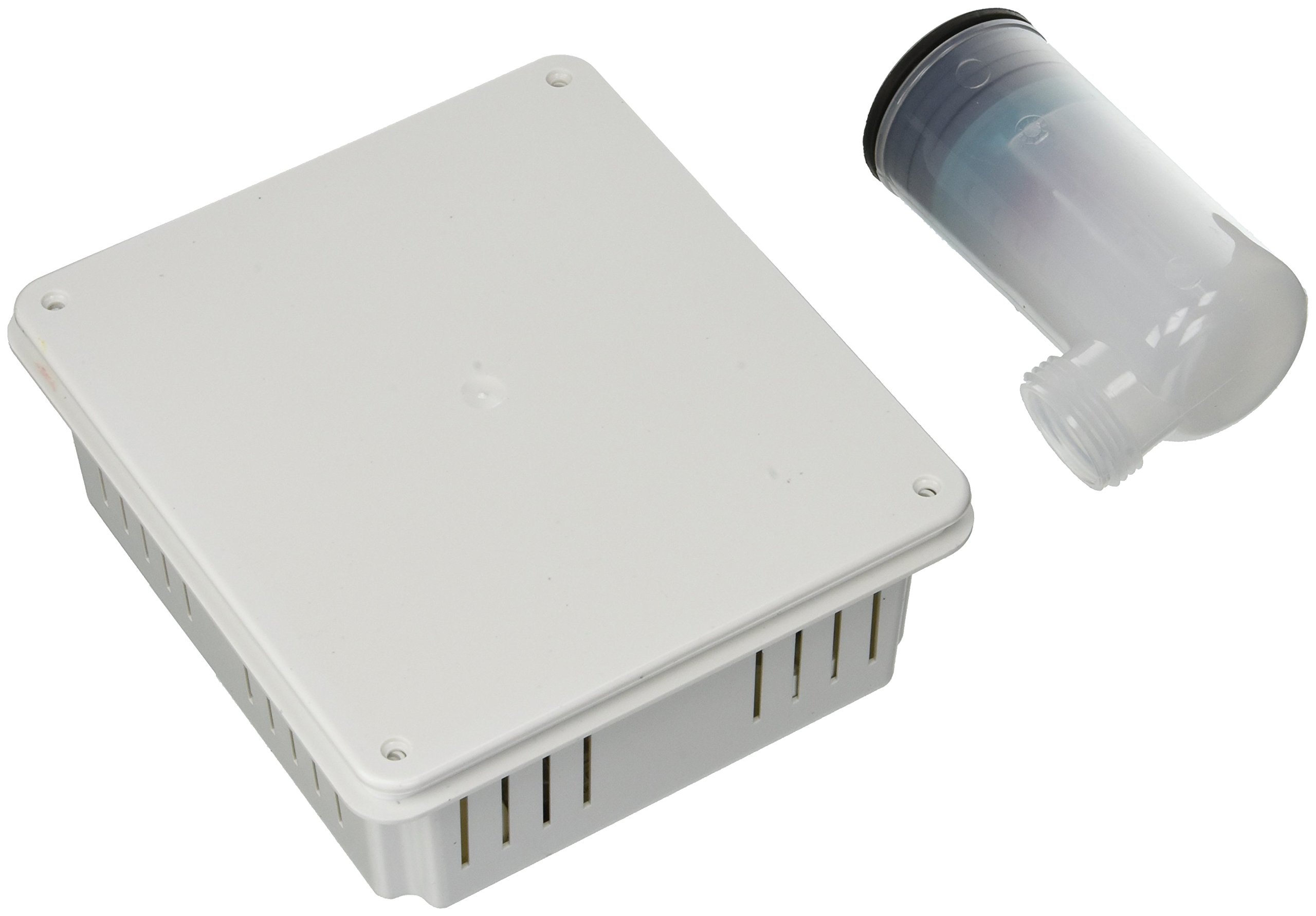 KSIFU Ventilation Kit Inspectable Dry Siphon UNI with Condensate Exhaust Diameter 20 mm, White