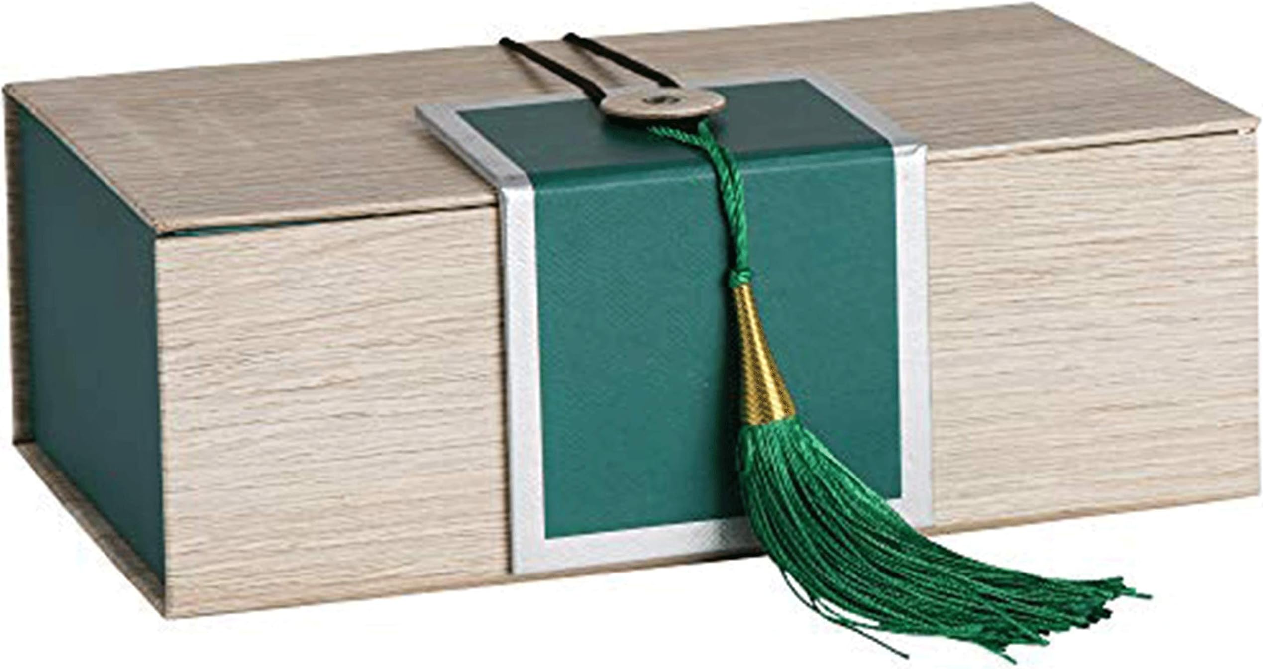 Hammont Gift Box with Tassel Elegant (4 Pack) – Foldable Decorations Boxes and Candy Treat Box with Tassels Perfect for Wedding Gifts, Graduation Decoration and Party Favors 7"x4"x 2.5