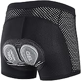 ARSUXEO Men's Cycling Underwear 4D Padded Bike Shorts Bicycle Biking Cycling Shorts with Padding Mountain Bike Liner